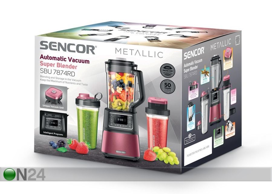 Vaakumblender Sencor SBU7874RD suurendatud