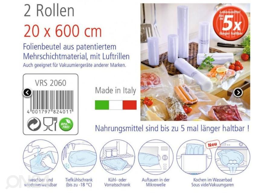 Vaakumkile 2 x 6m Rommelsbacher VRS2060 suurendatud
