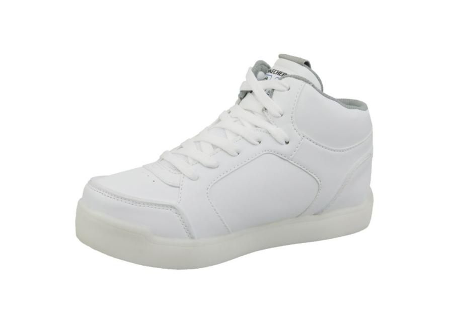 Vabaajajalatsid lastele Skechers Energy Lights Jr 90622L-WHT suurendatud