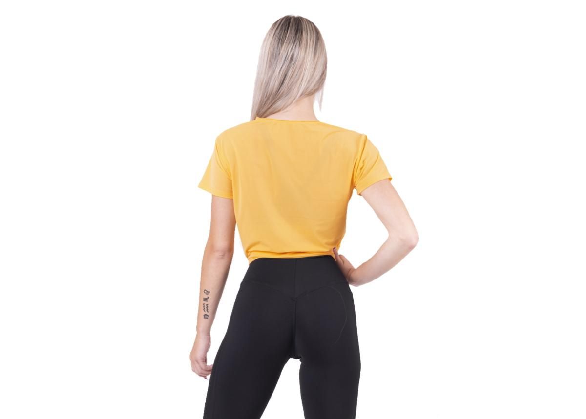 Vabaajasärk naistele T-Shirt Nebbia Tied Knot Letters suurendatud