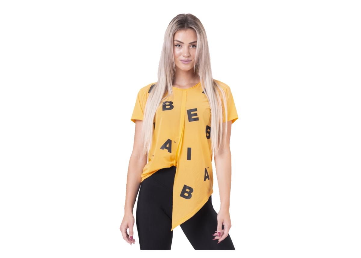 Vabaajasärk naistele T-Shirt Nebbia Tied Knot Letters suurendatud