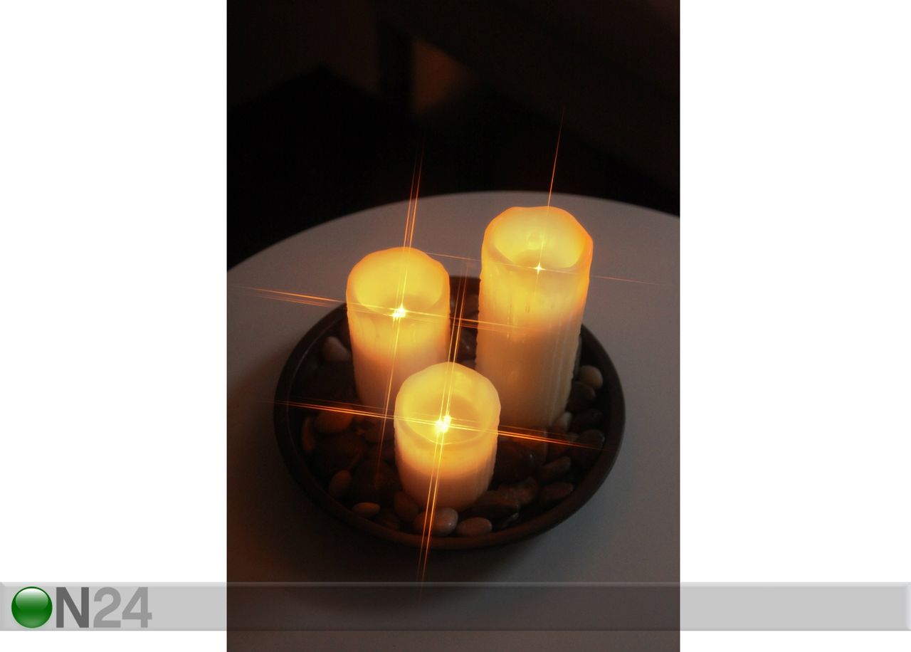 Vahast LED küünal 20cm suurendatud