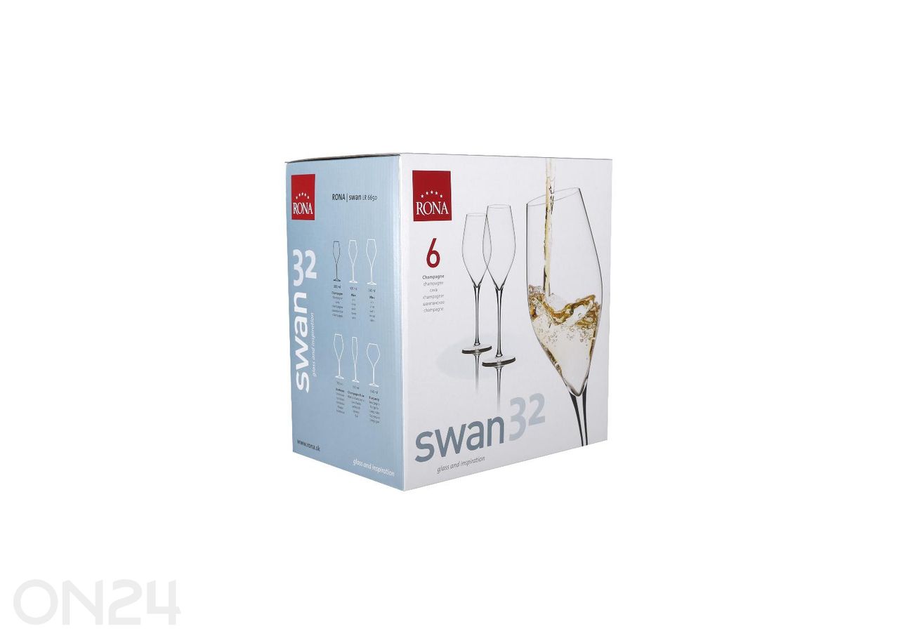 Vahuveiniklaas Swan 32 cl, 6 tk suurendatud