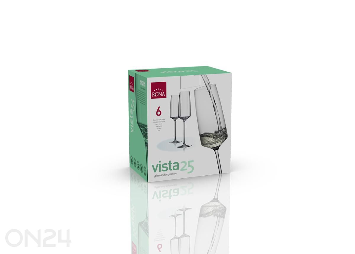 Vahuveiniklaas Vista 25 cl, 6 tk suurendatud