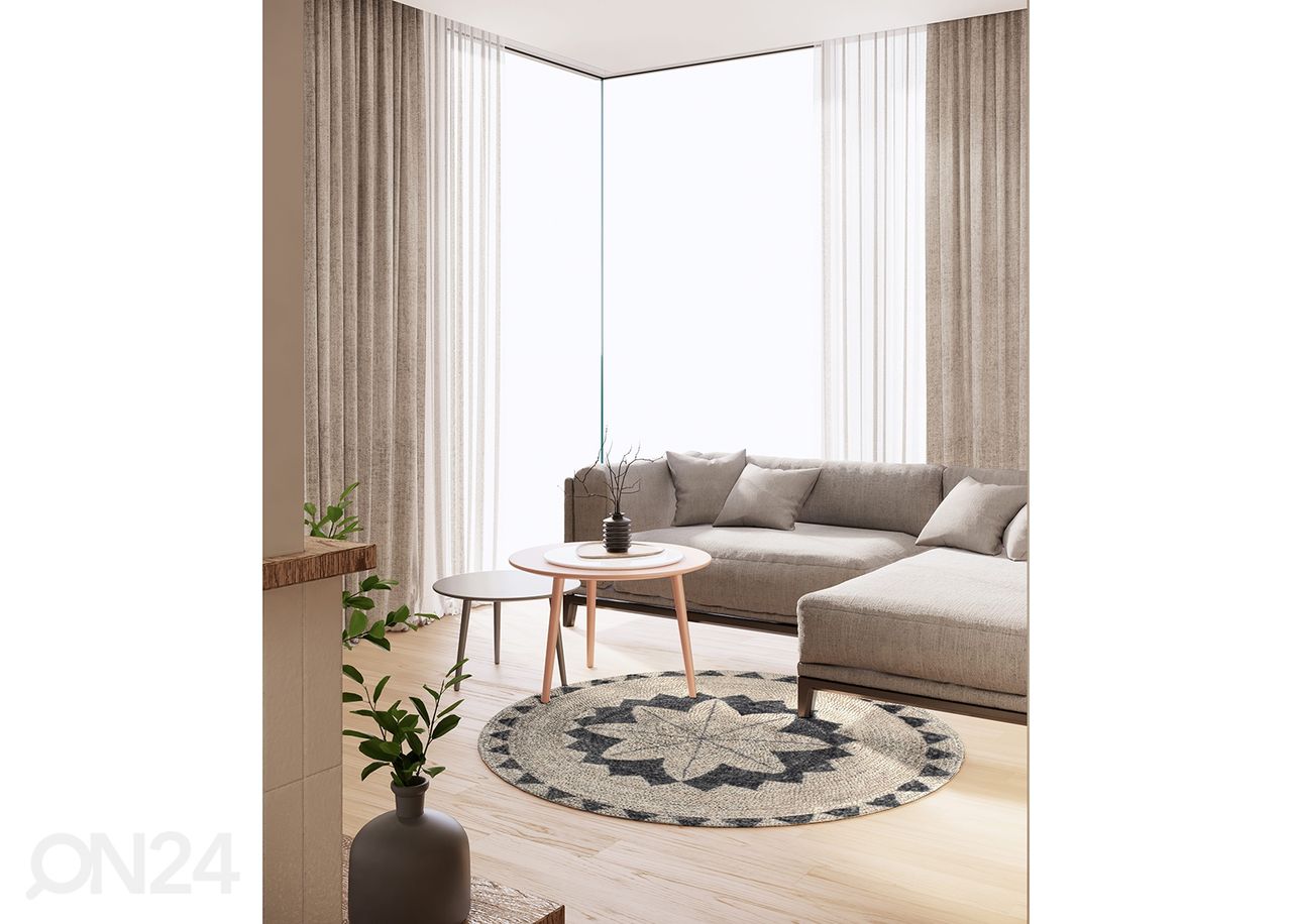 Vaip Boho Ø150 cm suurendatud
