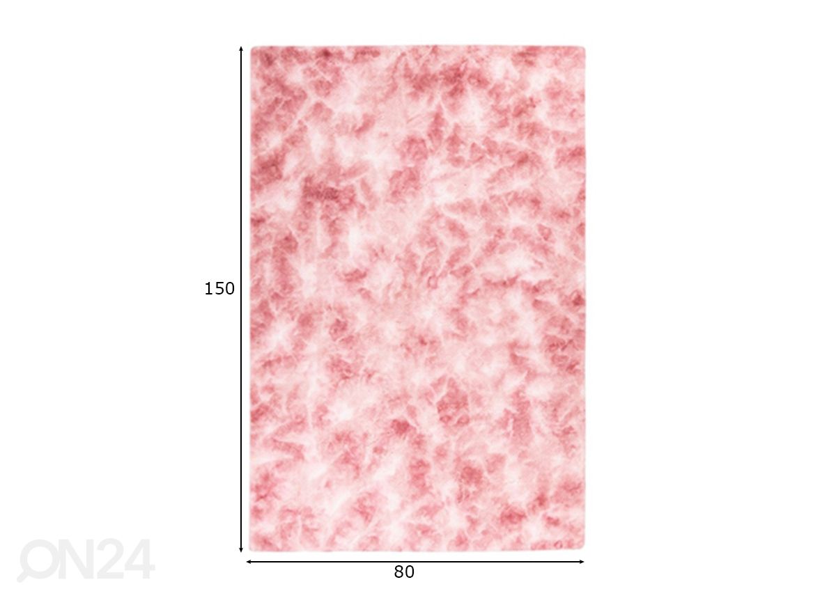 Vaip Bolero Pink 80x150 cm suurendatud
