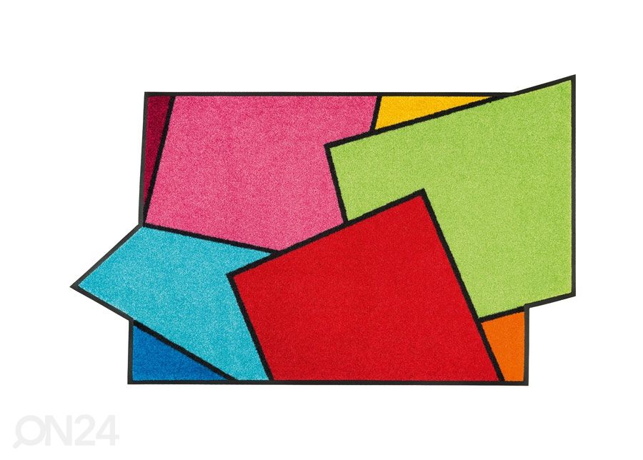 Vaip Crazy Cubes 75x120 cm suurendatud