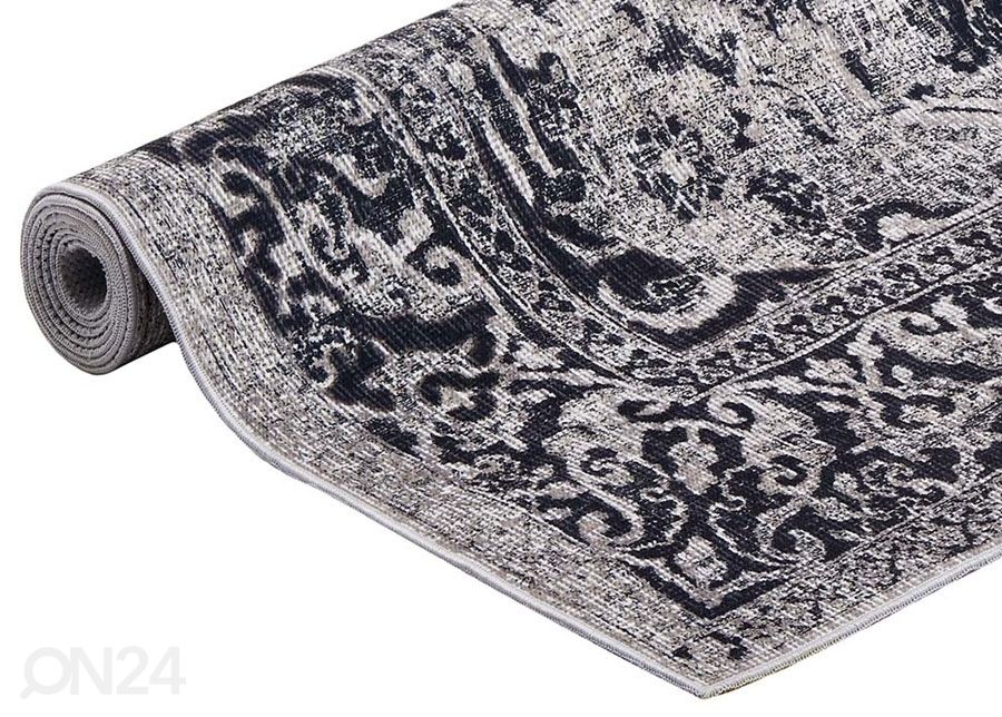 Vaip Edessa Grey Black suurendatud