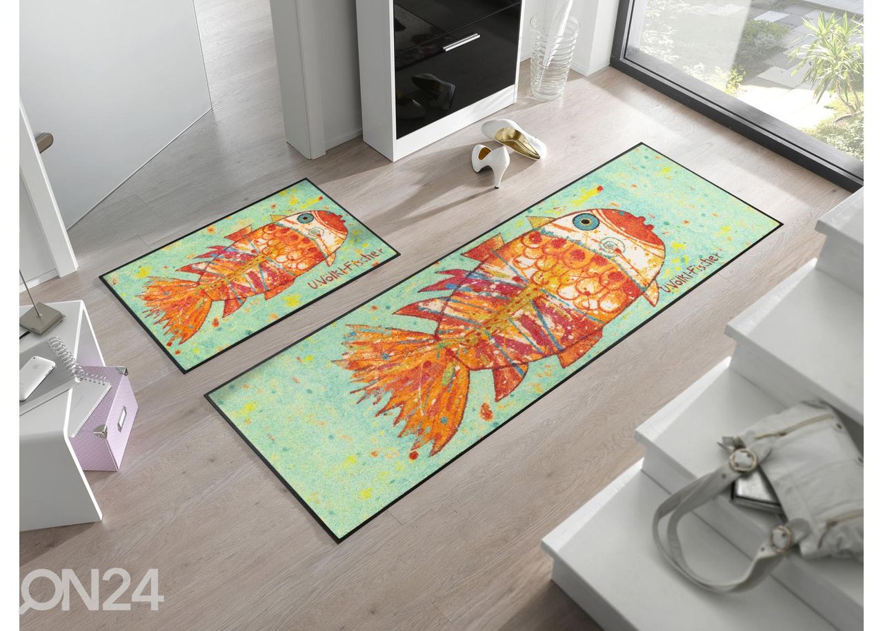 Vaip Funky Fish 50x75 cm suurendatud