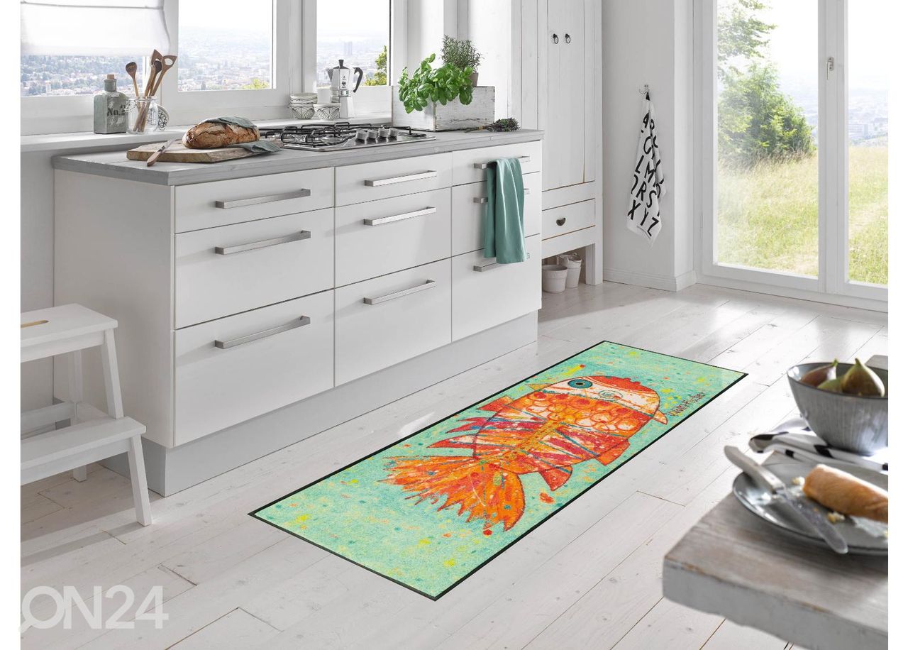 Vaip Funky Fish 60x180 cm suurendatud