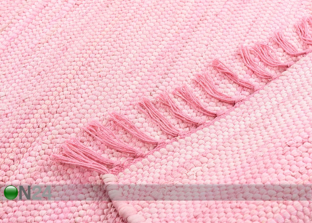 Vaip Happy Cotton Uni 70x140 cm, roosa suurendatud