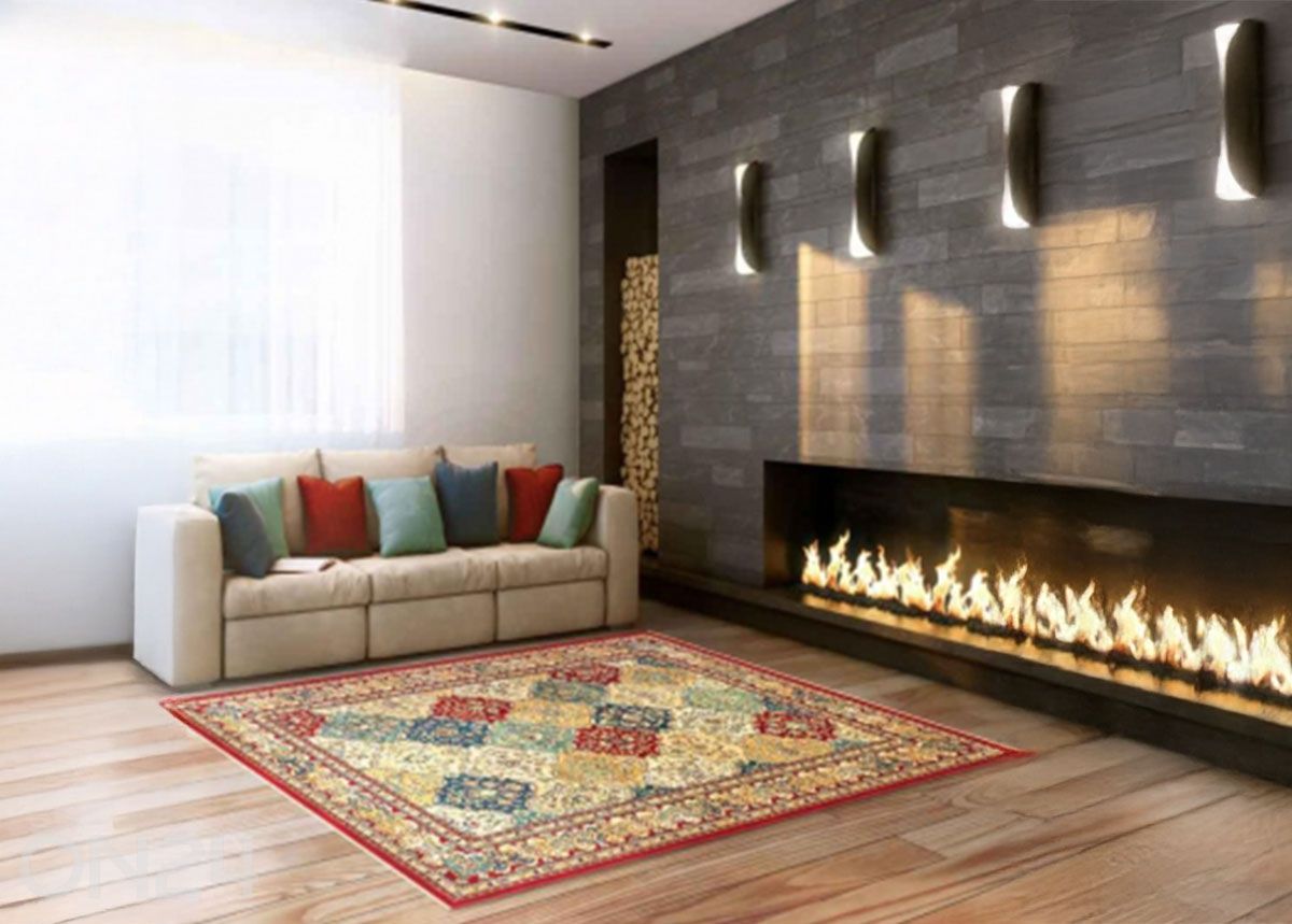 Vaip Kazakh Red-192 70x300 cm suurendatud