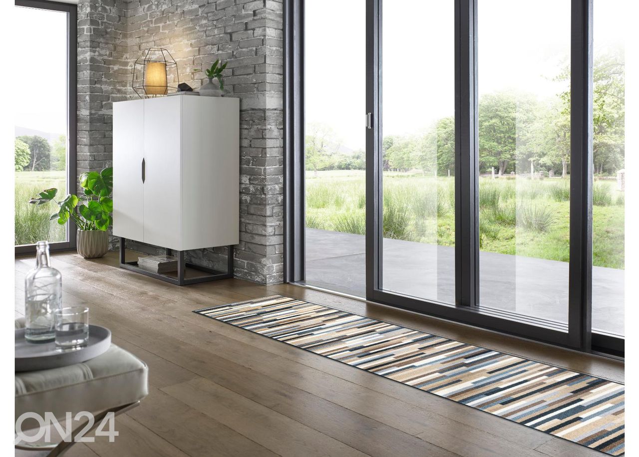 Vaip Mikado Stripes nature 60x240 cm suurendatud