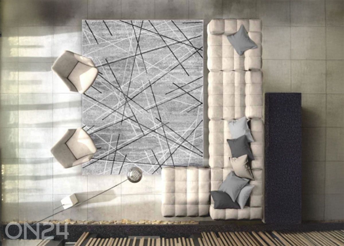 Vaip Nevada-9244 hall 200x290 cm suurendatud