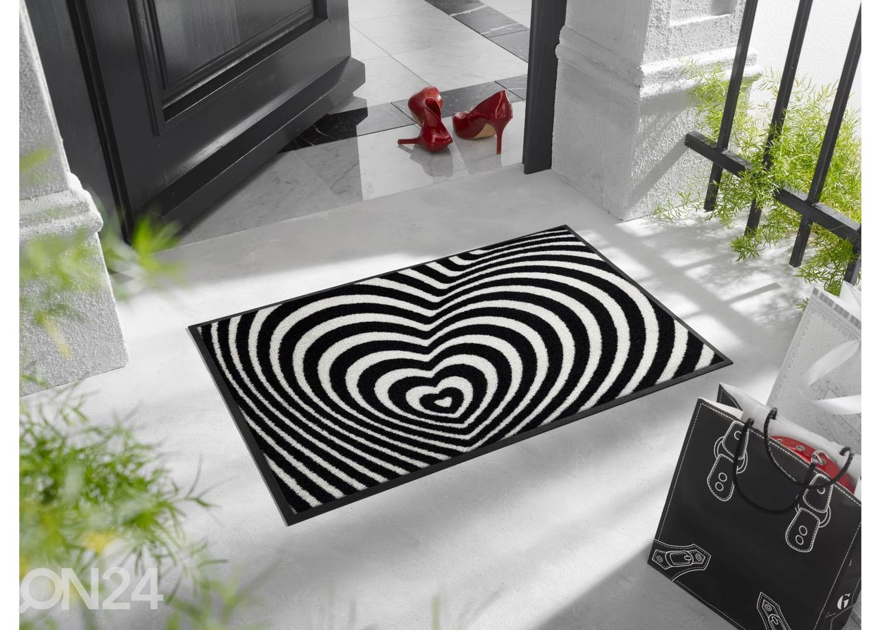 Vaip Optical Love 50x75 cm suurendatud