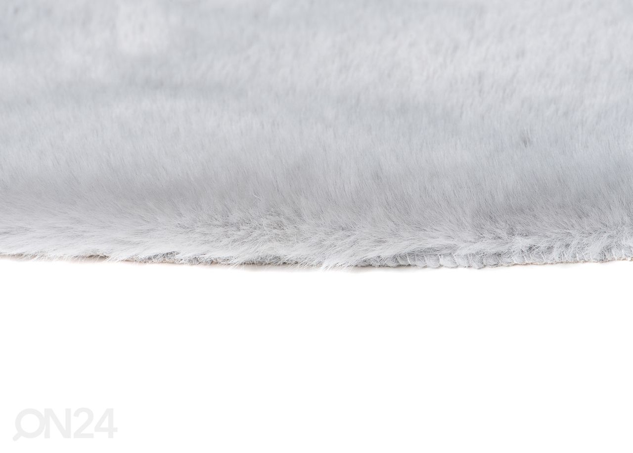 Vaip Rabbit fur 100x100 cm, helehall suurendatud