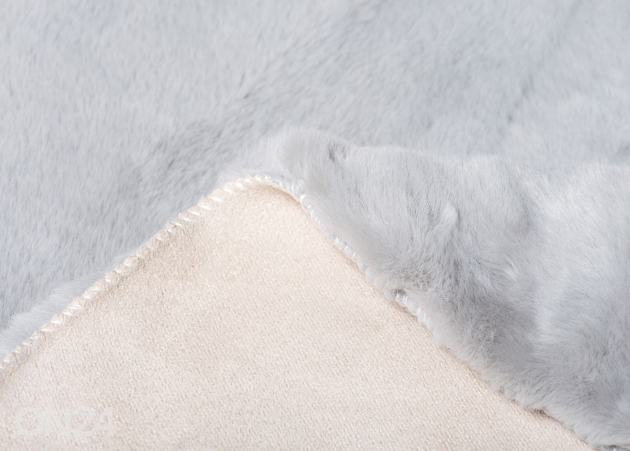 Vaip Rabbit fur 100x100 cm, helehall suurendatud