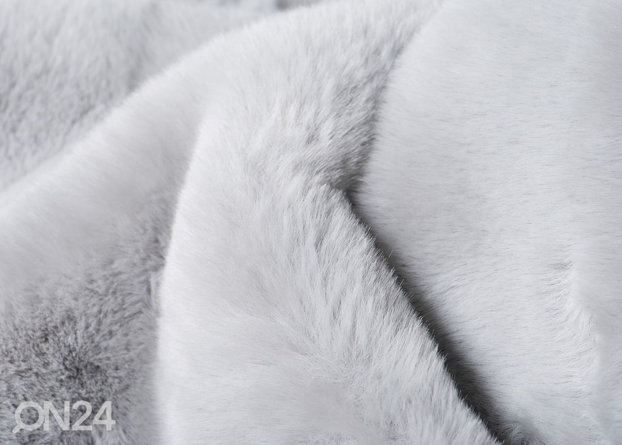 Vaip Rabbit fur 100x100 cm, helehall suurendatud