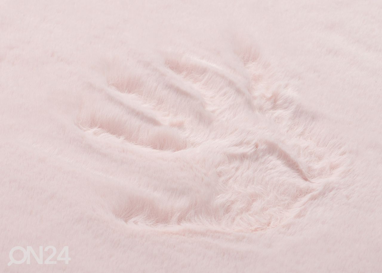 Vaip Rabbit fur 80x150 cm, roosa suurendatud