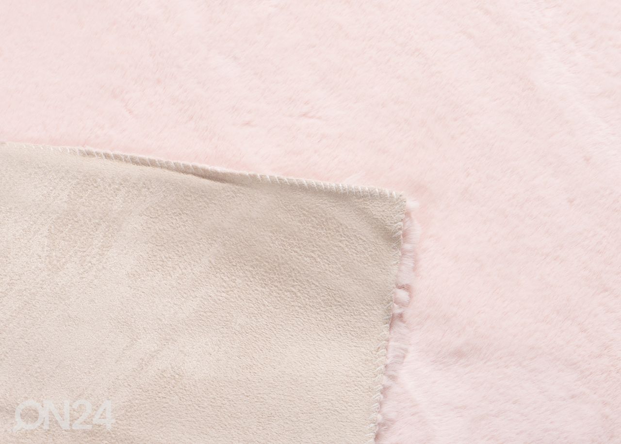 Vaip Rabbit fur 80x150 cm, roosa suurendatud