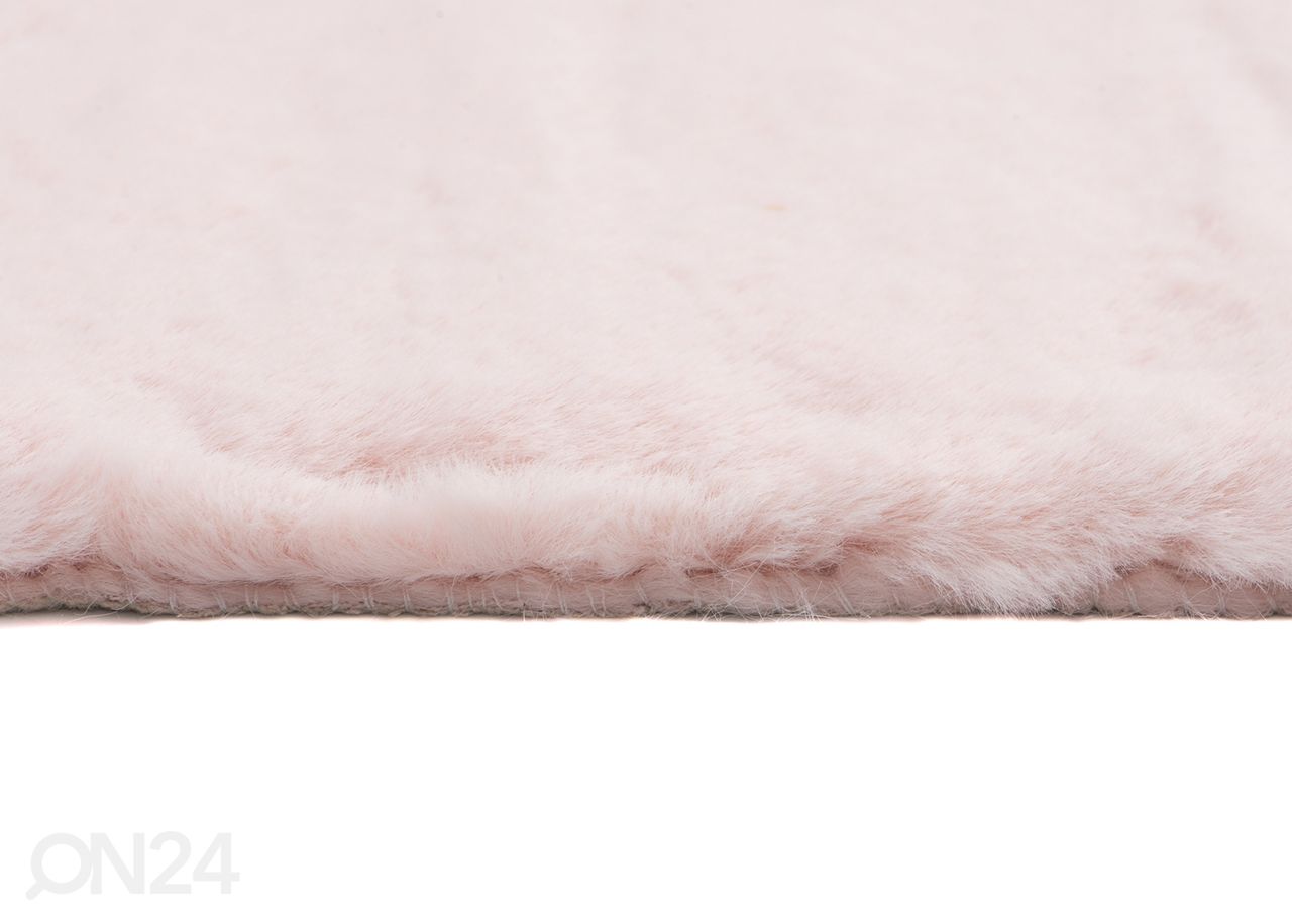 Vaip Rabbit fur 80x150 cm, roosa suurendatud