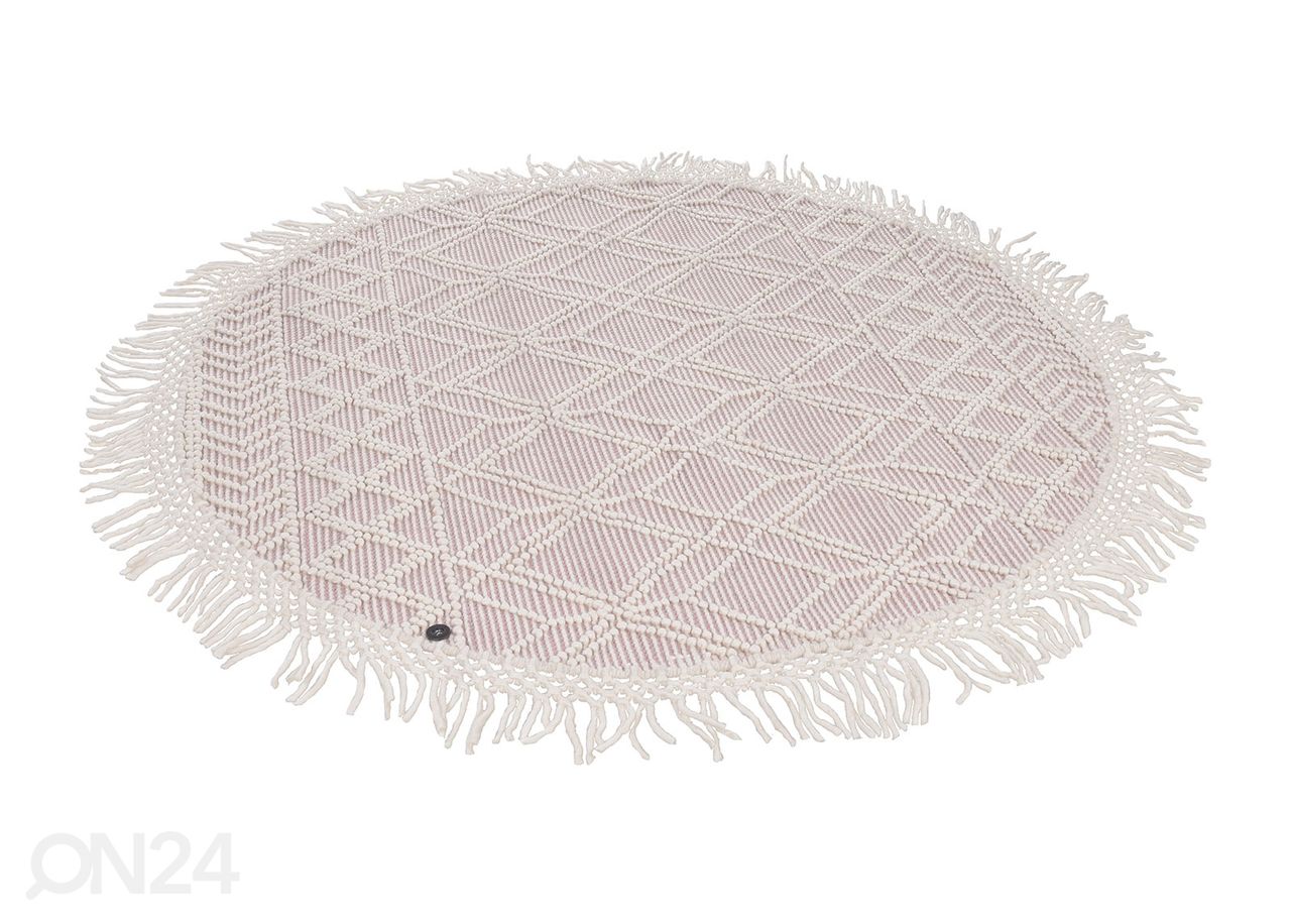 Vaip Tom Tailor Colored Macrame Ø140 cm roosa suurendatud