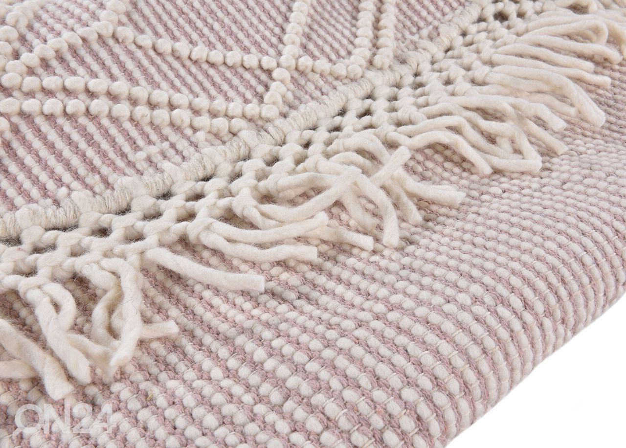 Vaip Tom Tailor Colored Macrame Ø140 cm roosa suurendatud