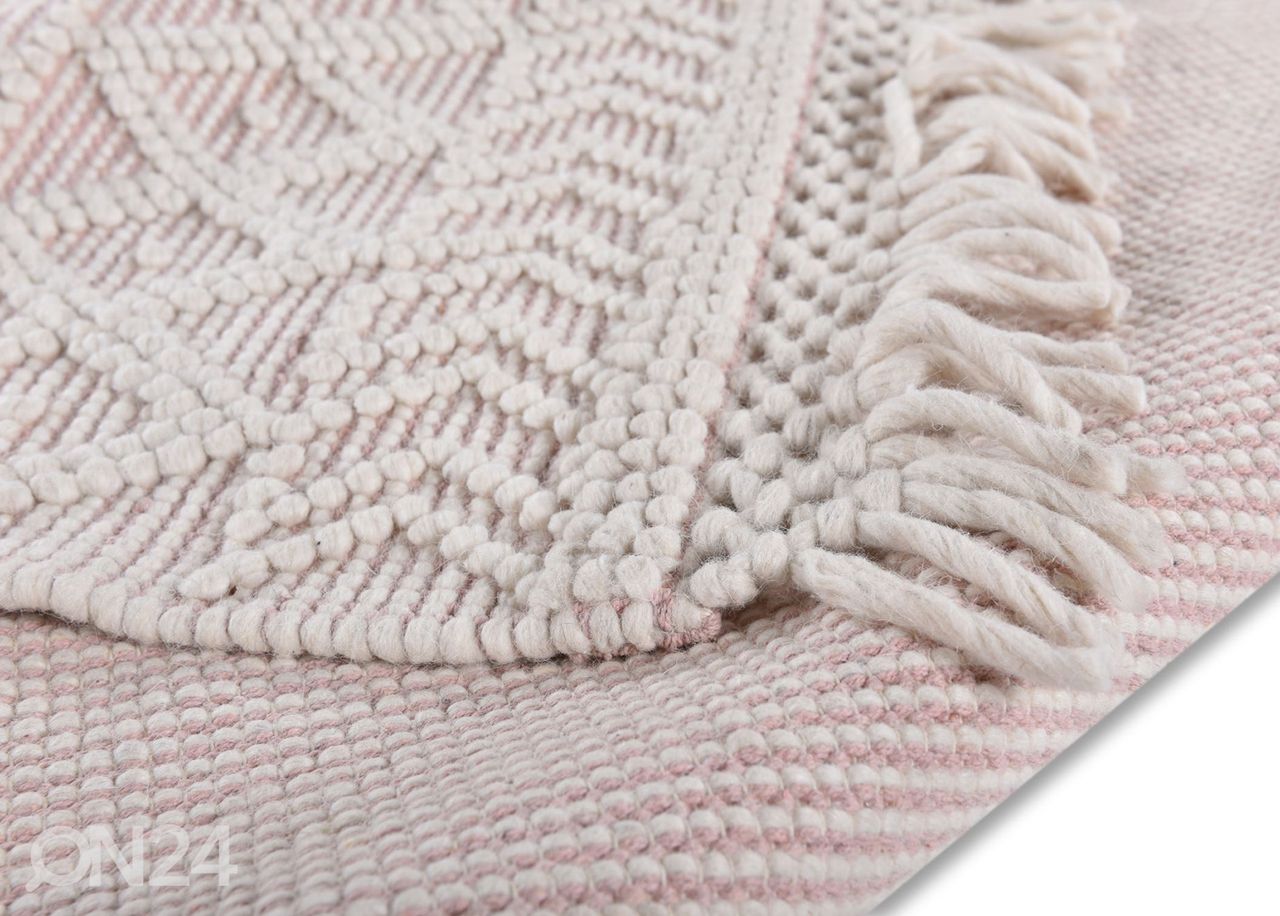 Vaip Tom Tailor Colored Macrame, 65x135 cm roosa suurendatud