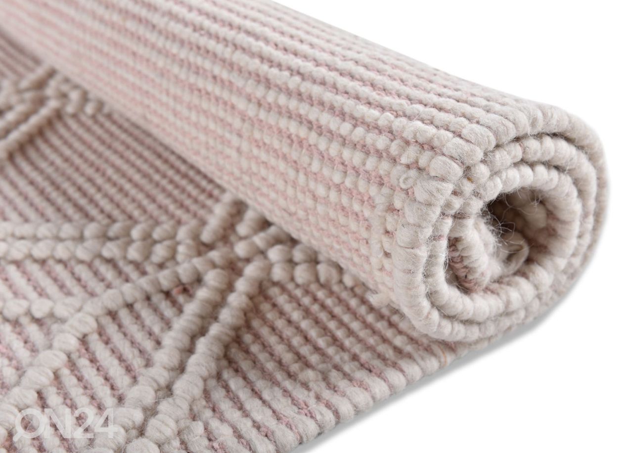 Vaip Tom Tailor Colored Macrame, 65x135 cm roosa suurendatud