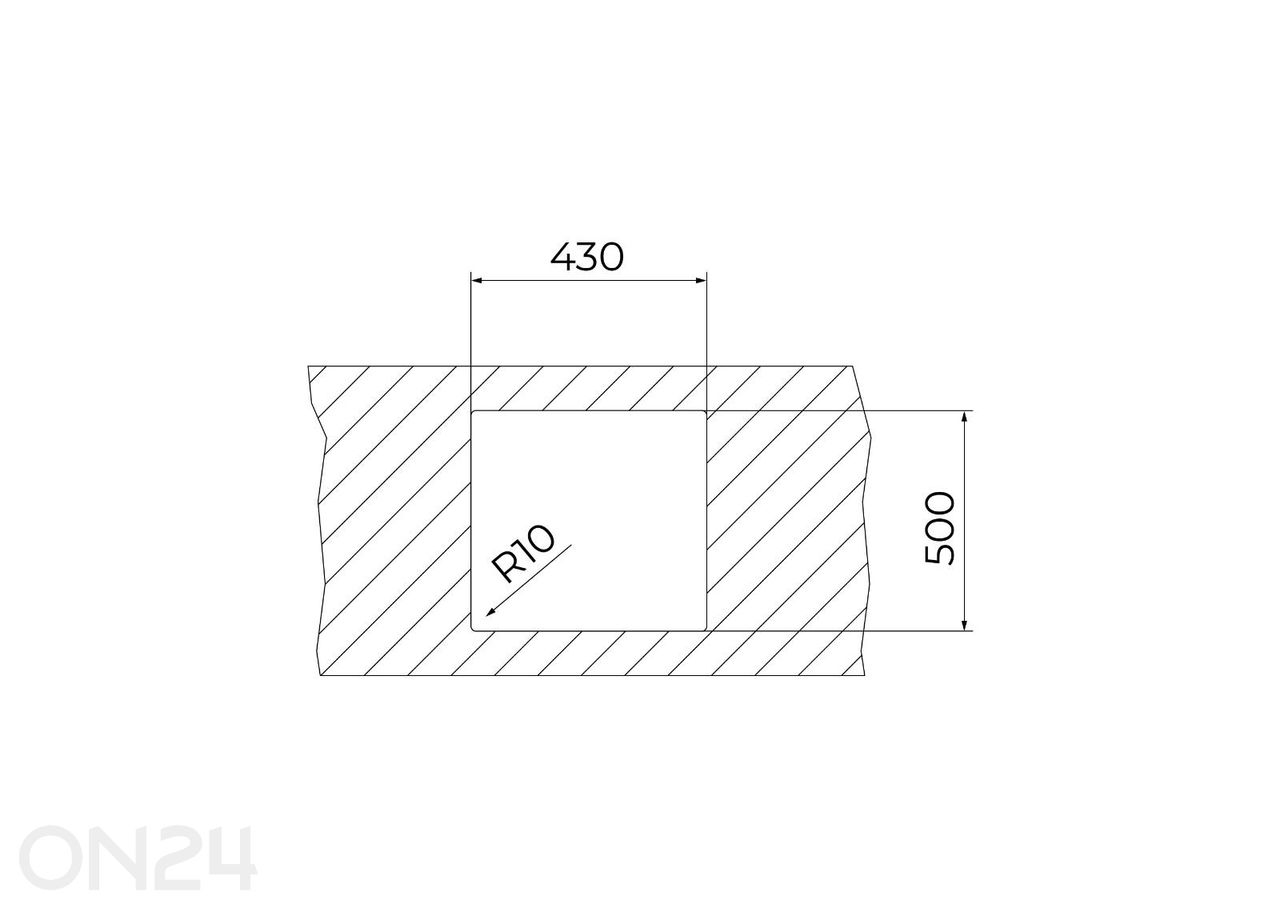 Valamu Teka ForLine RS15 40.40 suurendatud