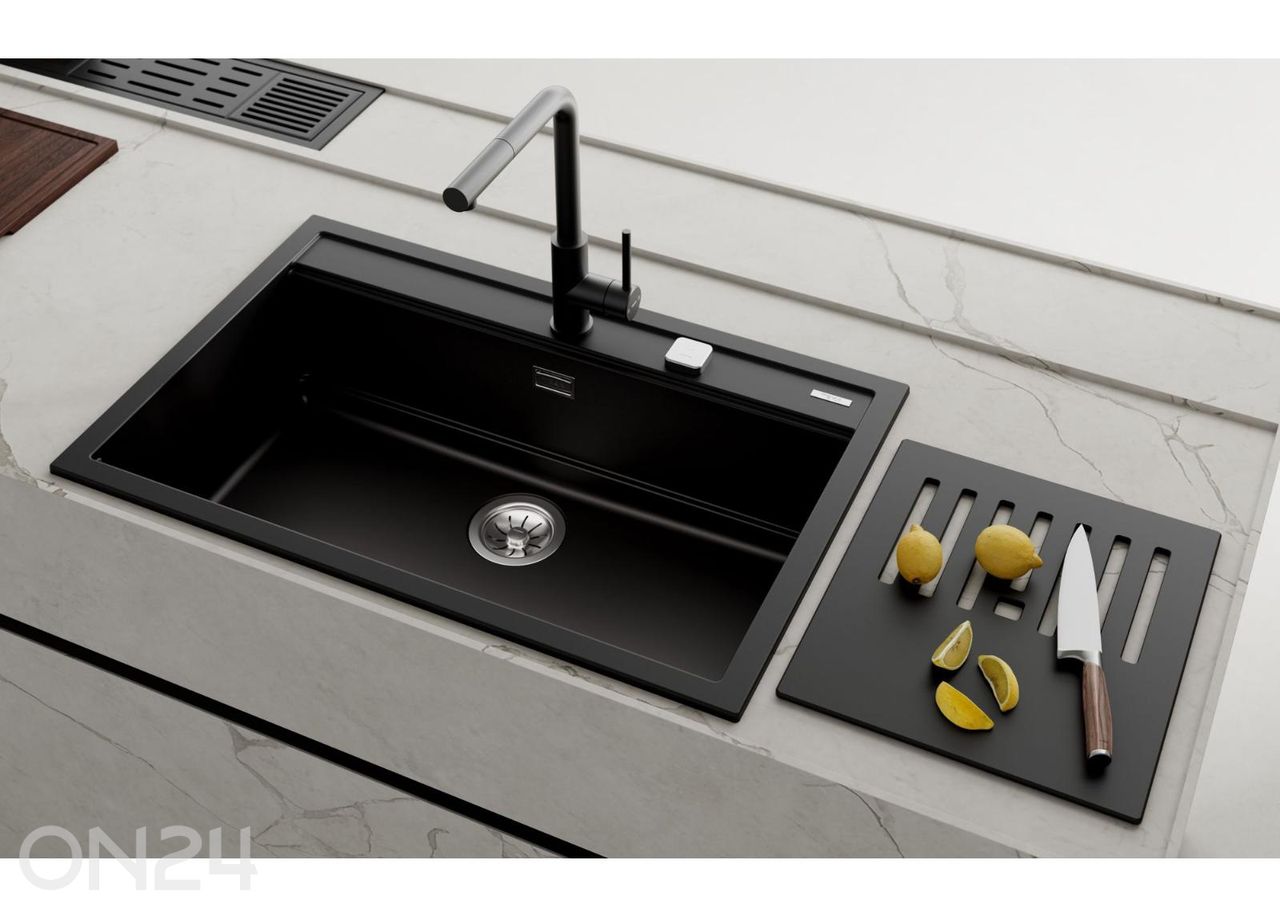 Valamu Teka Nova 80 WS-TG 1B, must suurendatud