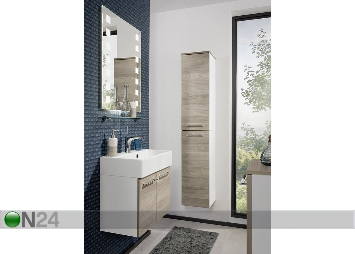Valgustiga peegel Lima 60x75 cm suurendatud