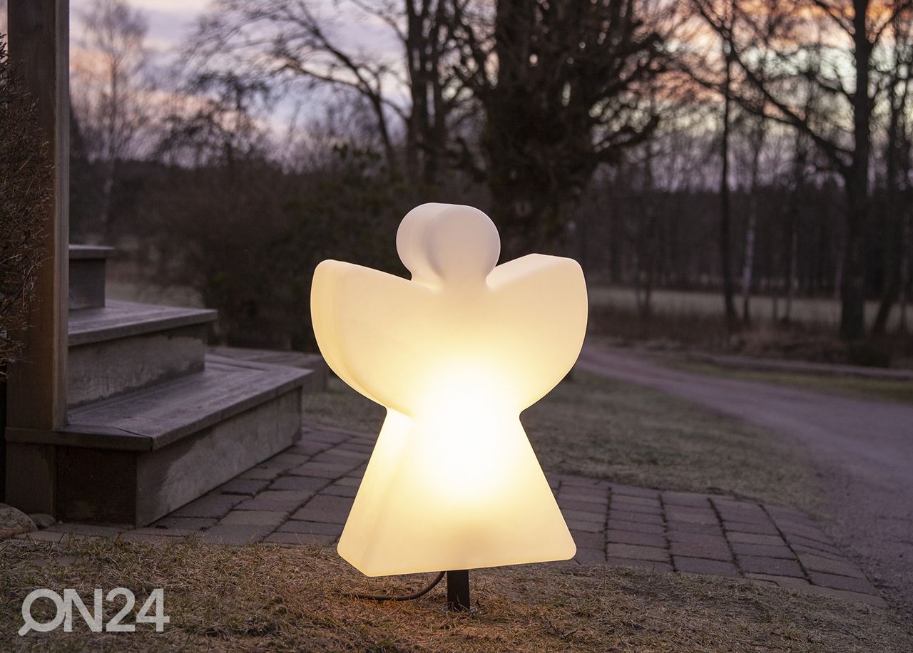 Välisdekoratsioon Angel 55 cm, valge suurendatud