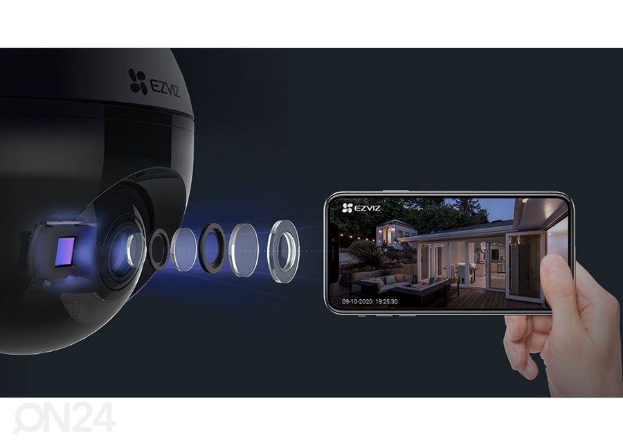 Valvekaamera Ezviz C8C suurendatud