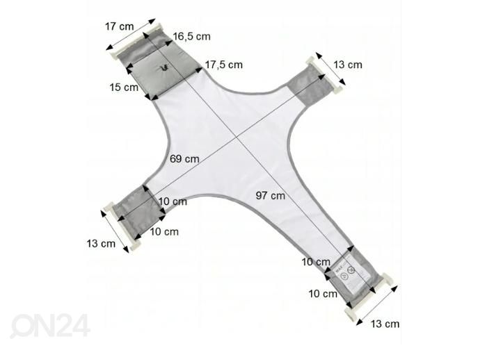 Vanniiste Orav 100 cm hall suurendatud