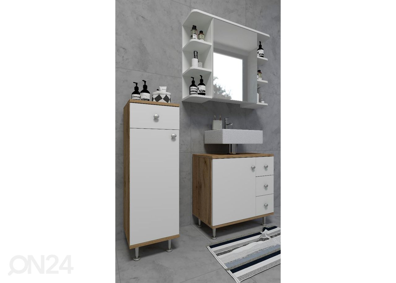 Vannitoakapp Nilosi 30 cm suurendatud