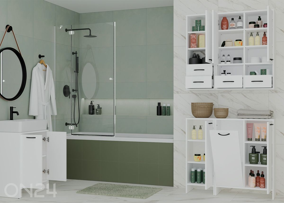 Vannitoakapp seinale Nina suurendatud