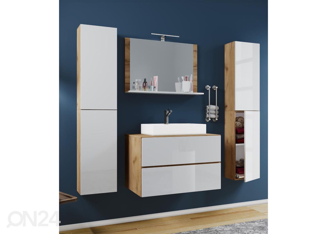 Vannitoakomplekt Lendas M kappidega 60 cm suurendatud