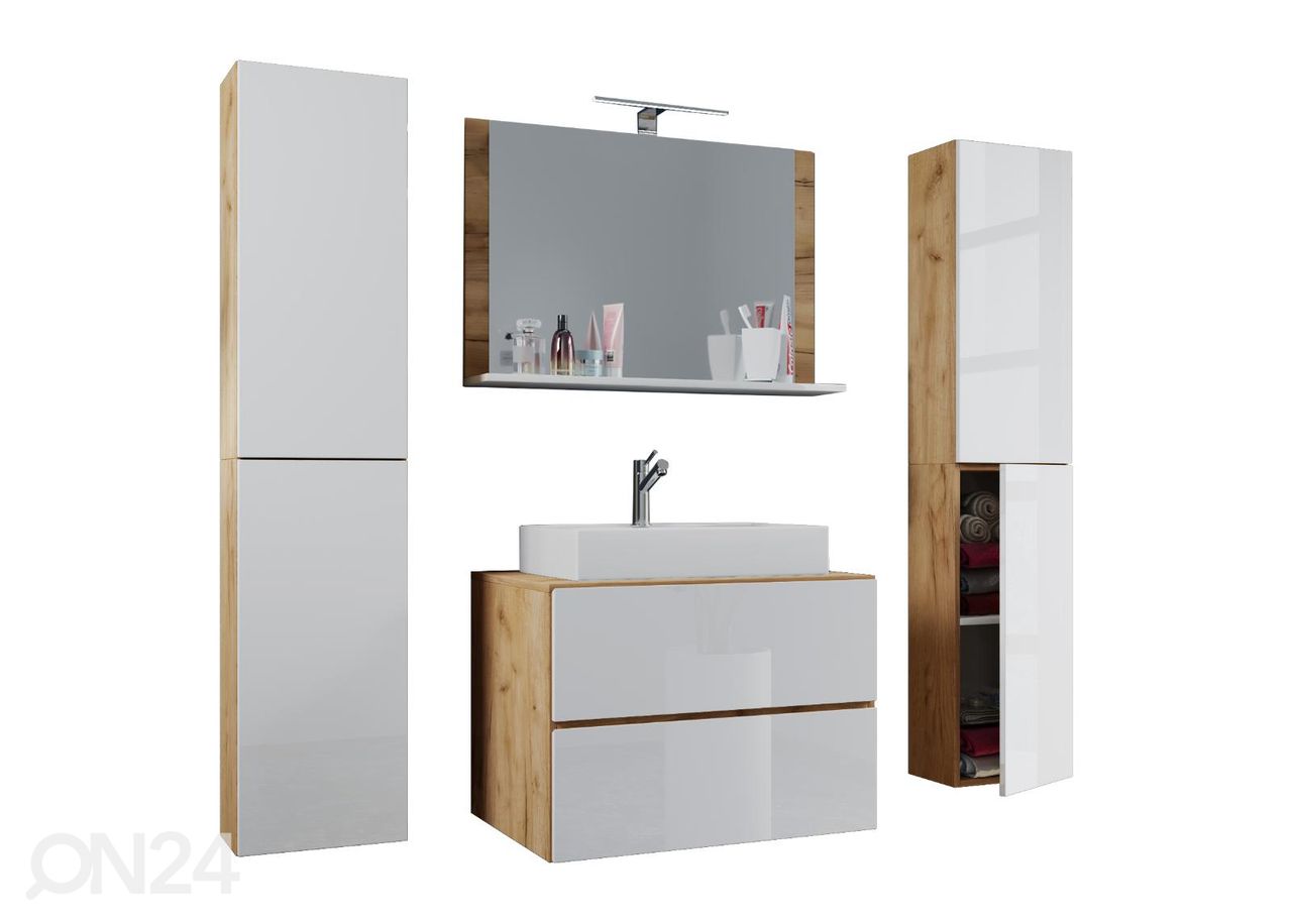 Vannitoakomplekt Lendas M kappidega 60 cm suurendatud
