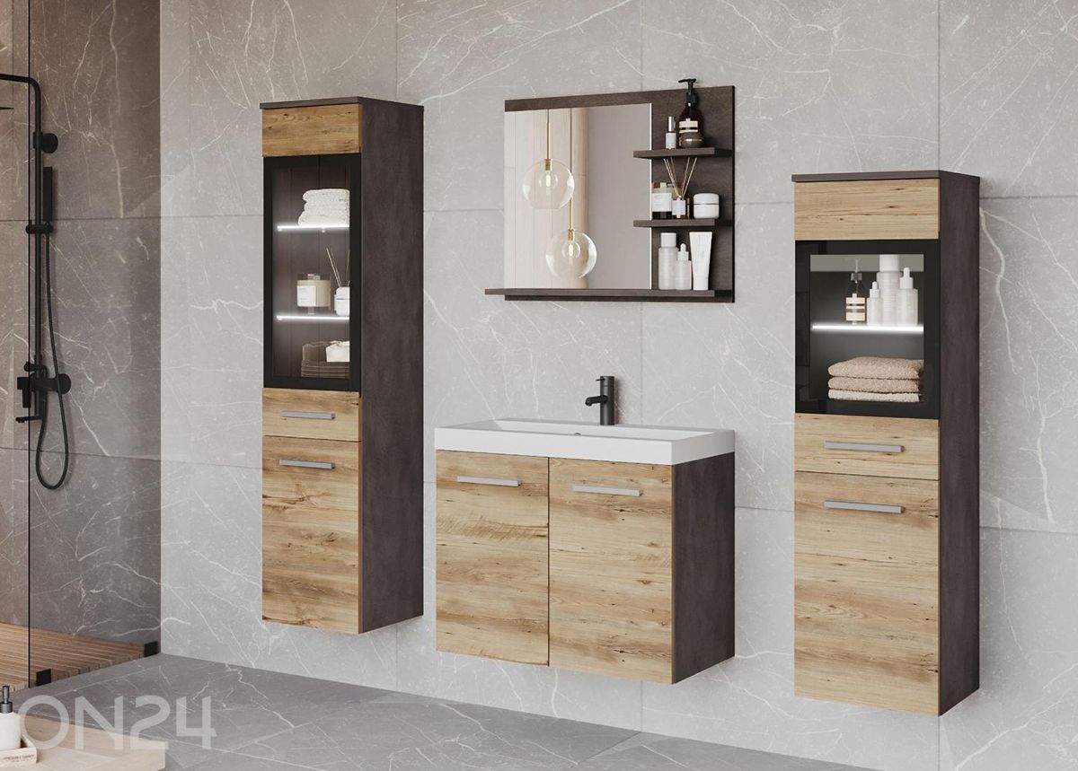 Vannitoakomplekt Madrit I + LED suurendatud