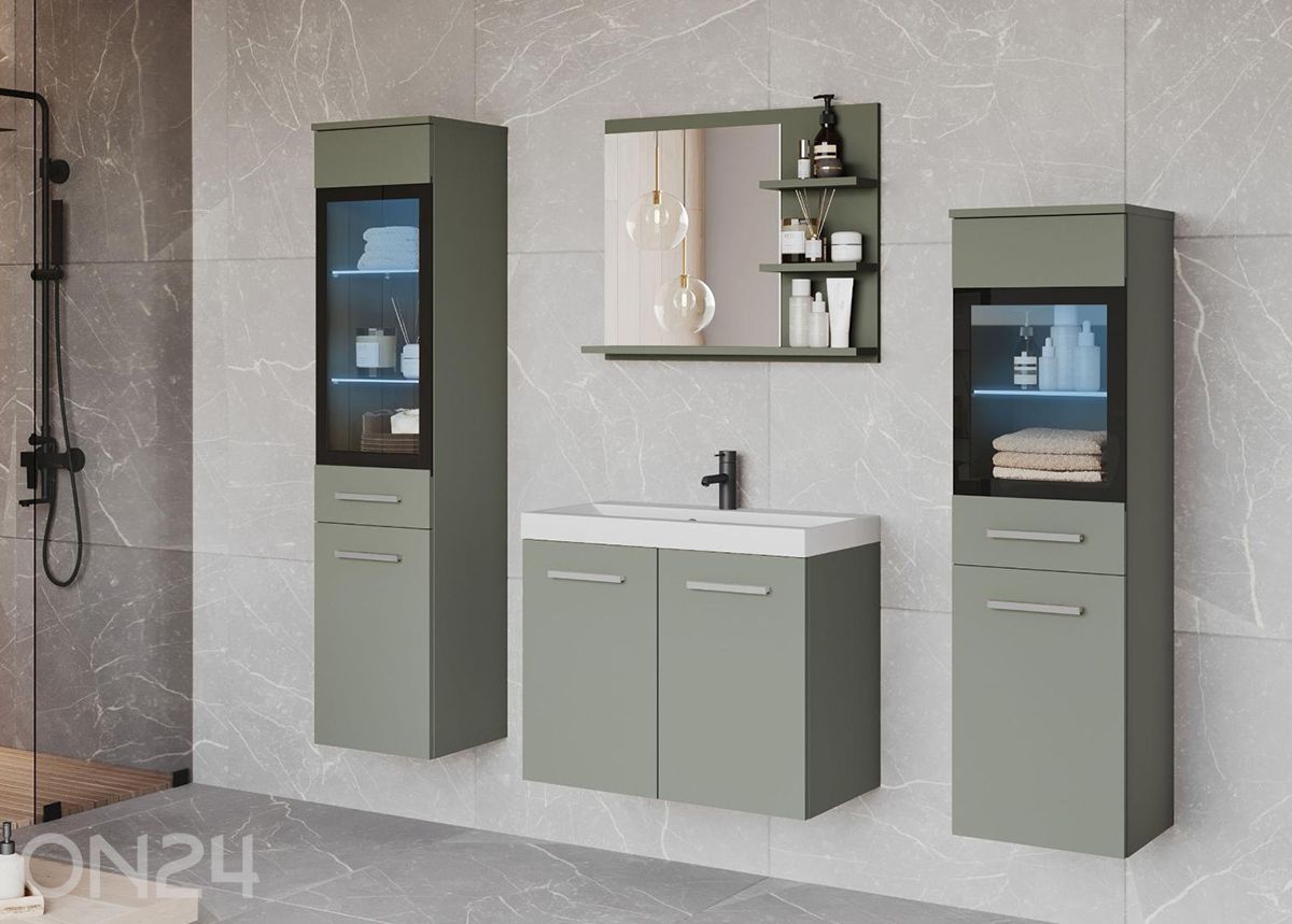 Vannitoakomplekt Madrit I + LED suurendatud