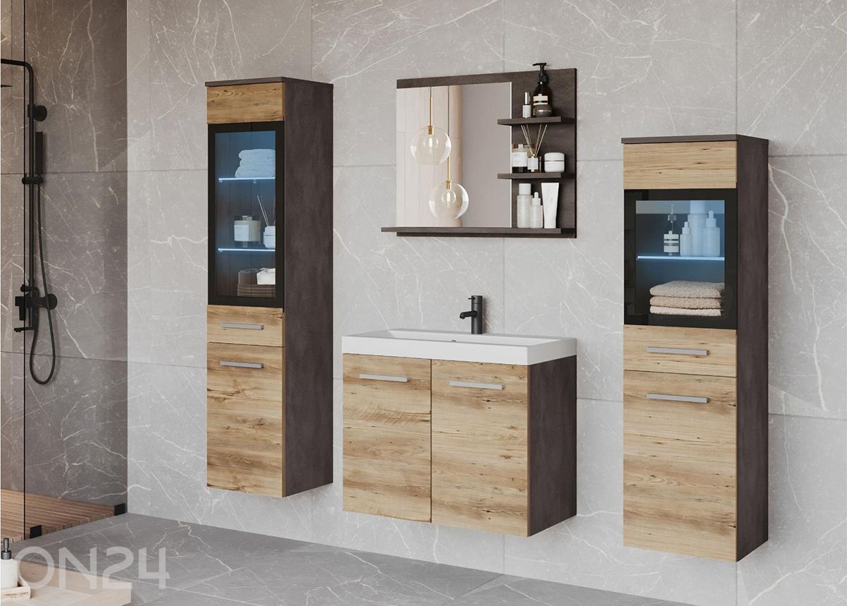 Vannitoakomplekt Madrit I + LED suurendatud