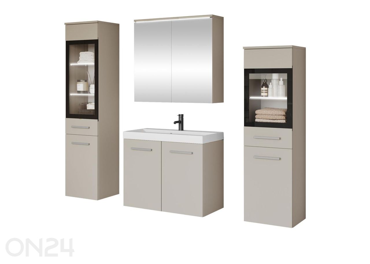 Vannitoakomplekt Madrit II + LED suurendatud