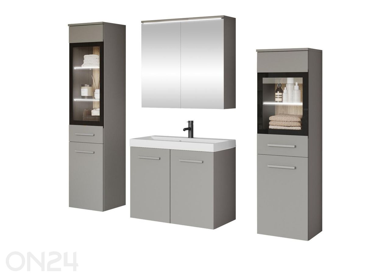 Vannitoakomplekt Madrit II + LED suurendatud