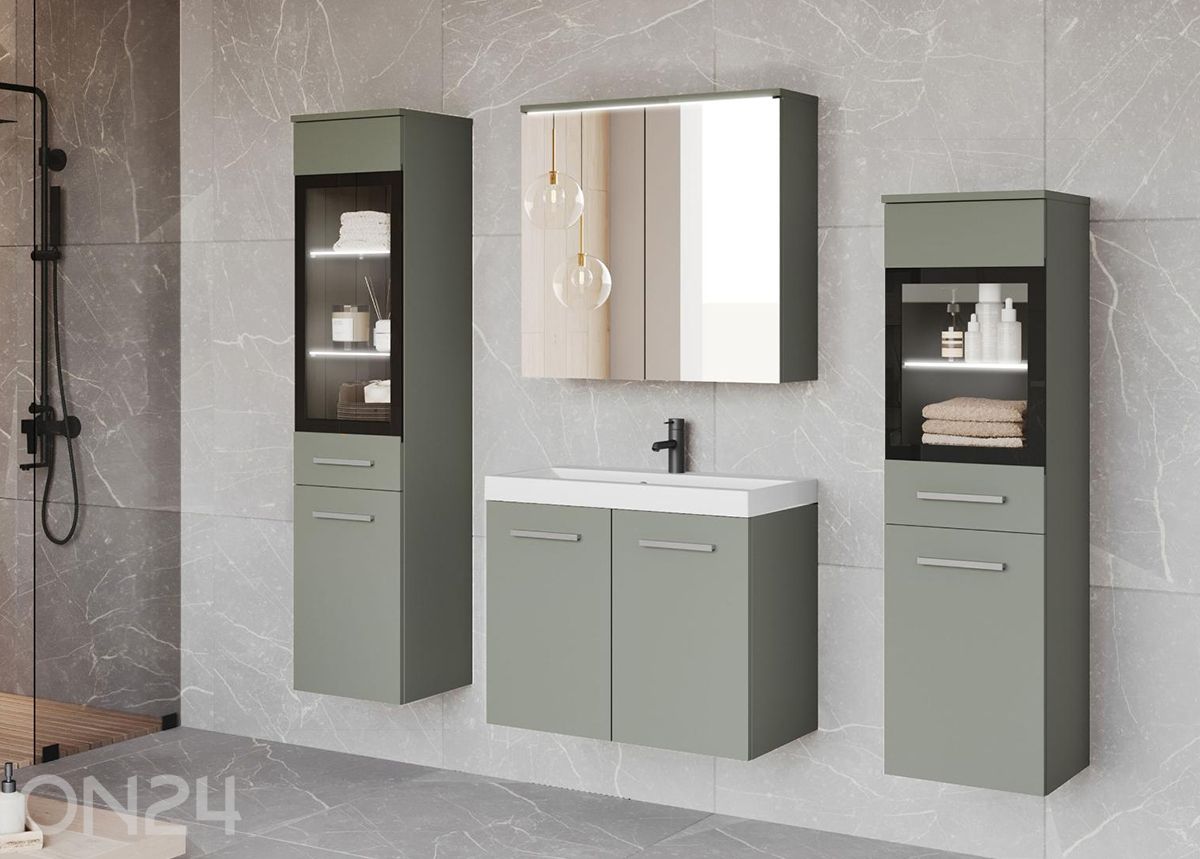 Vannitoakomplekt Madrit II + LED suurendatud