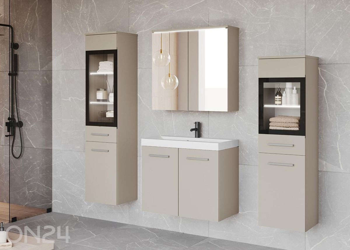 Vannitoakomplekt Madrit II + LED suurendatud