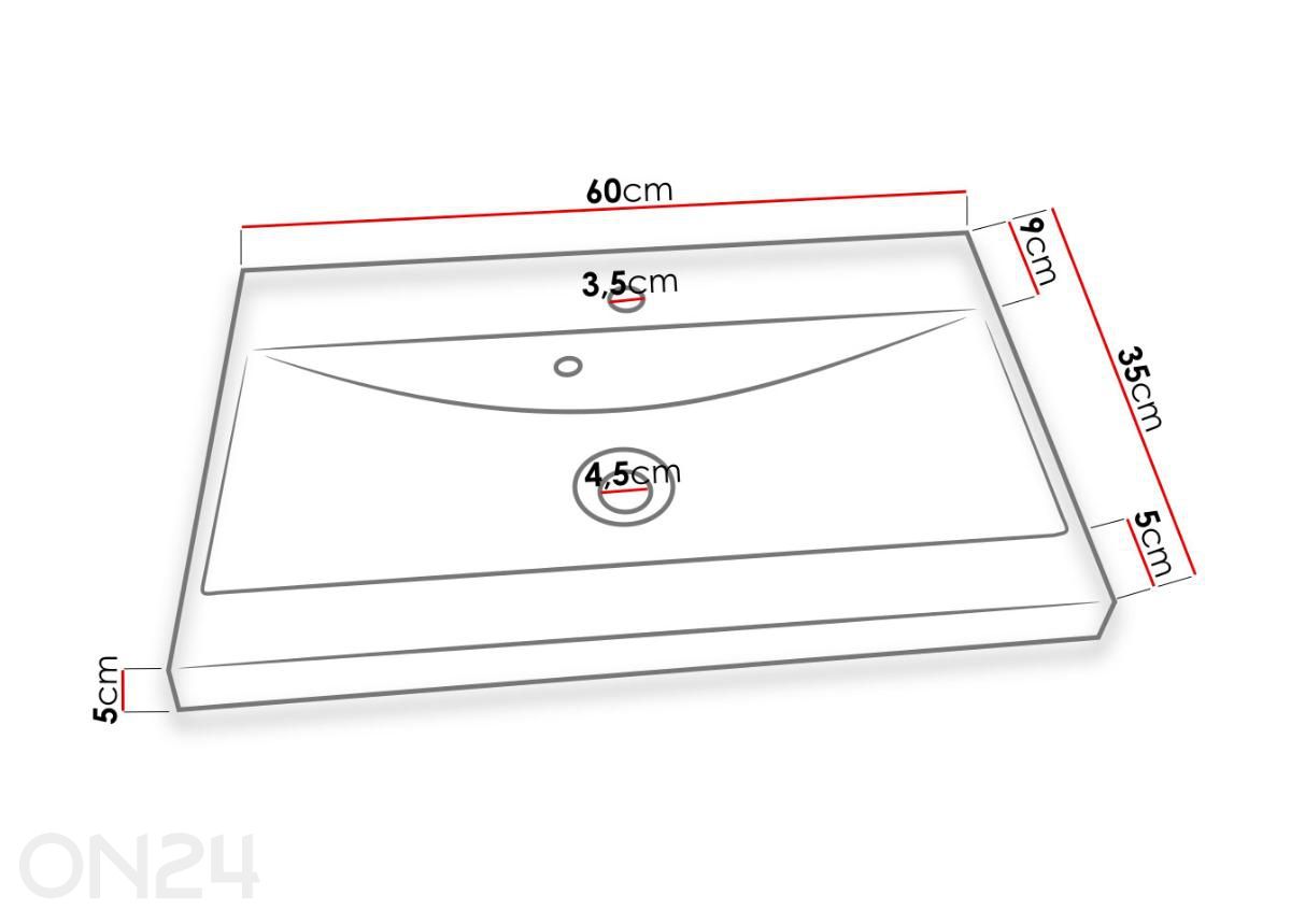 Vannitoakomplekt Montreal XL suurendatud