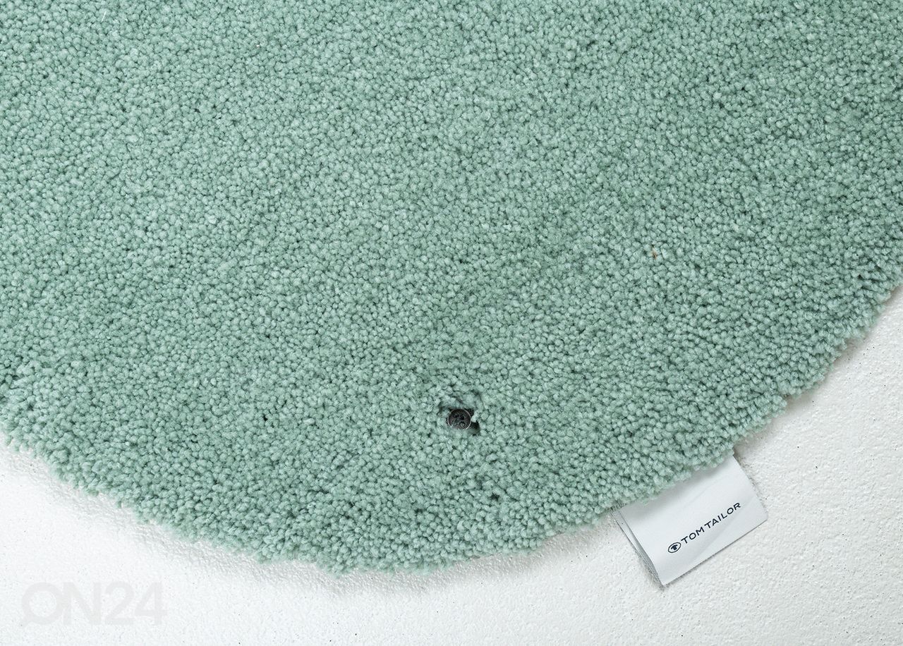 Vannitoavaip Tom Tailor Cozy Bath Uni Ø60 cm, mündiroheline suurendatud