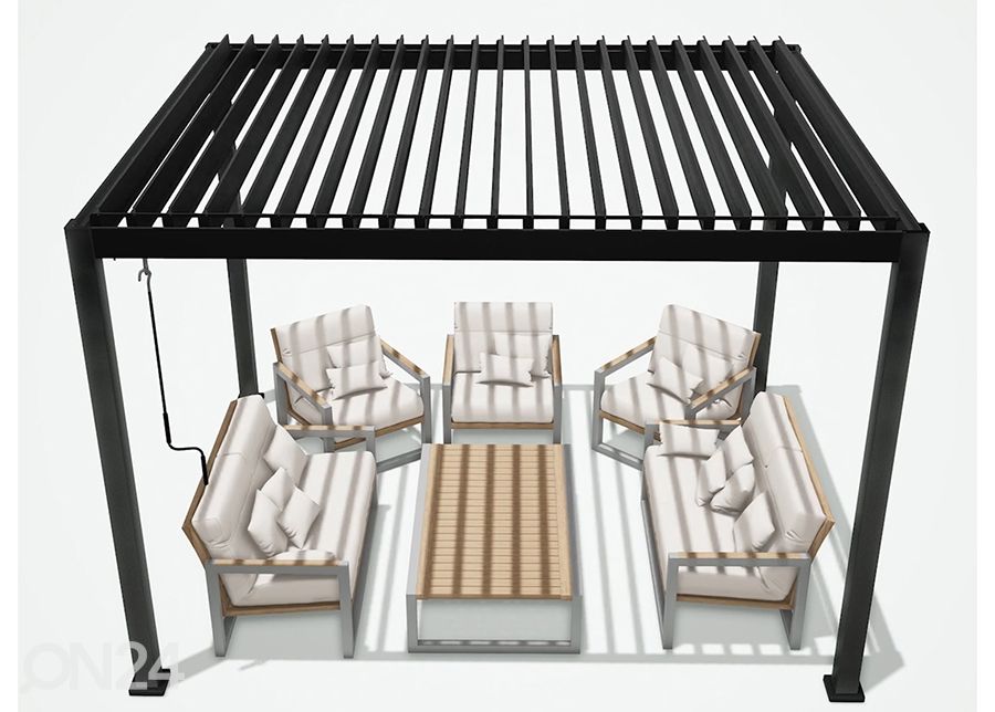 Varikatus Mirador-111 3x3 m suurendatud