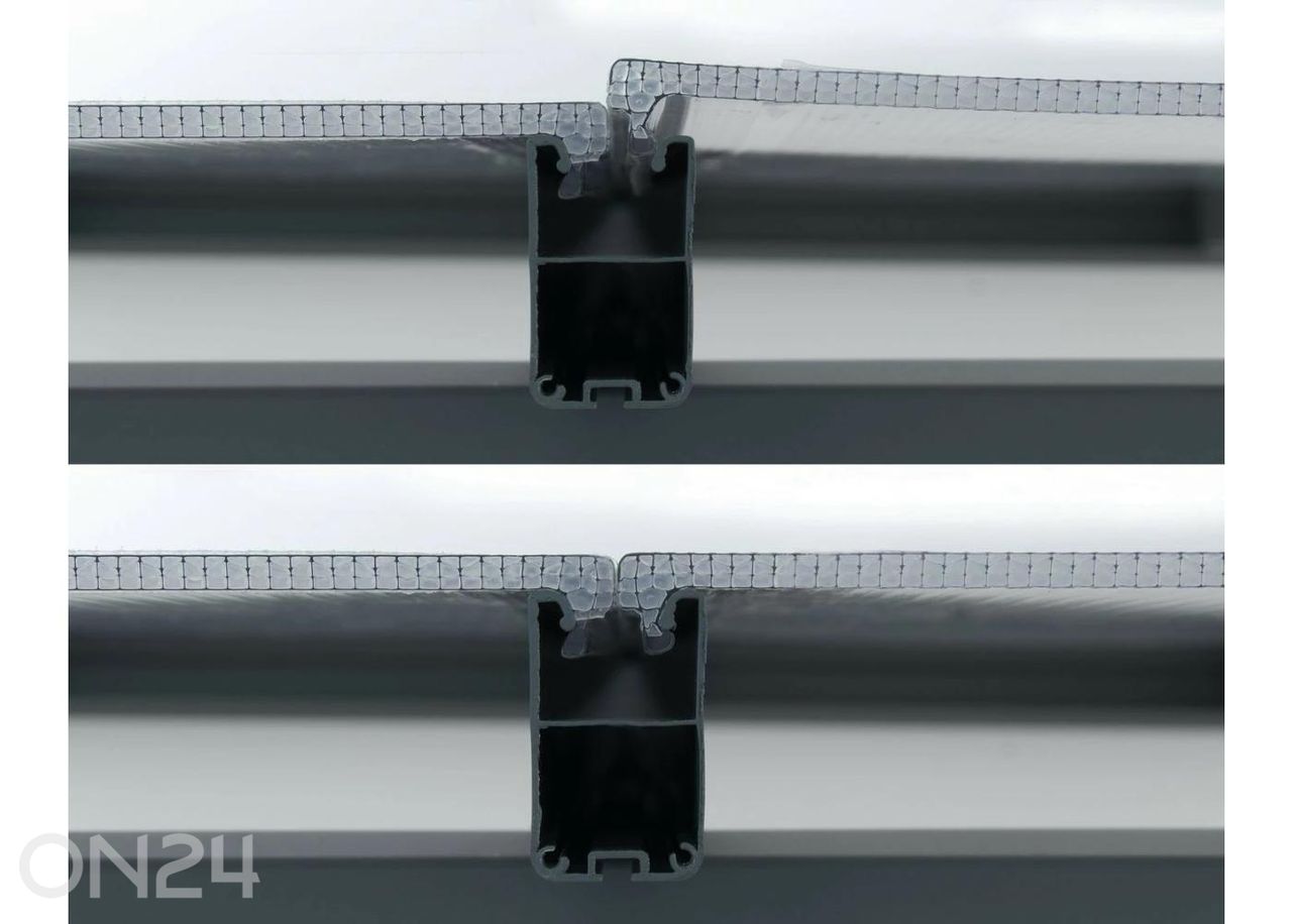 Varikatus terrassile Feria 3x3 m suurendatud